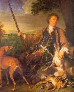 Francois Desportes Self Portrait in Hunting Dress oil painting artist